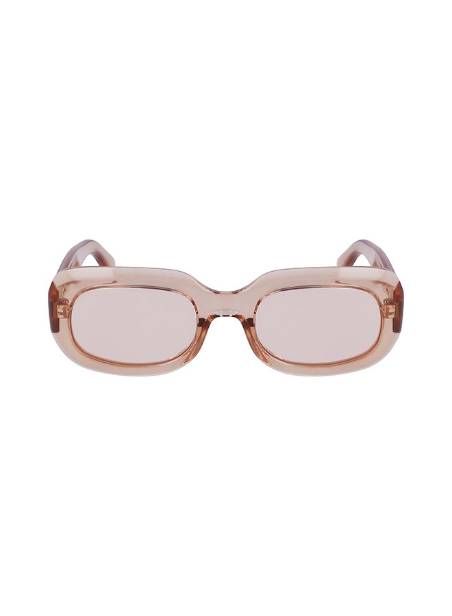 Longchamp نظارة شمسية مستطيلة للحماية من الأشعة فوق البنفسجية للنساء - LO716S-610-5221 - مقاس العدسة: 52 ملم  - Image 1