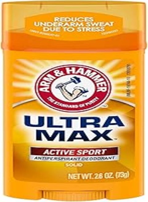 Arm & Hammer Ultra Max Antiperspirant Deodorant Active Sport 73g