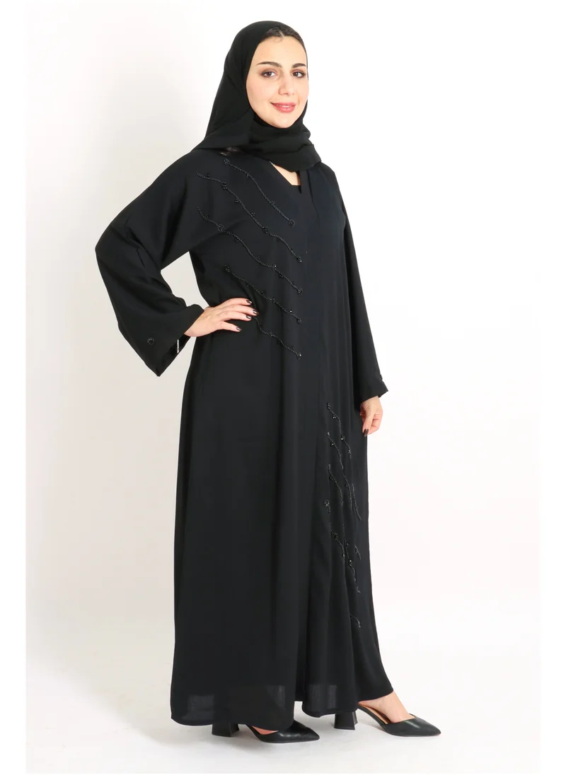 IKKXA Handcrafted Modern Abaya AIK5037