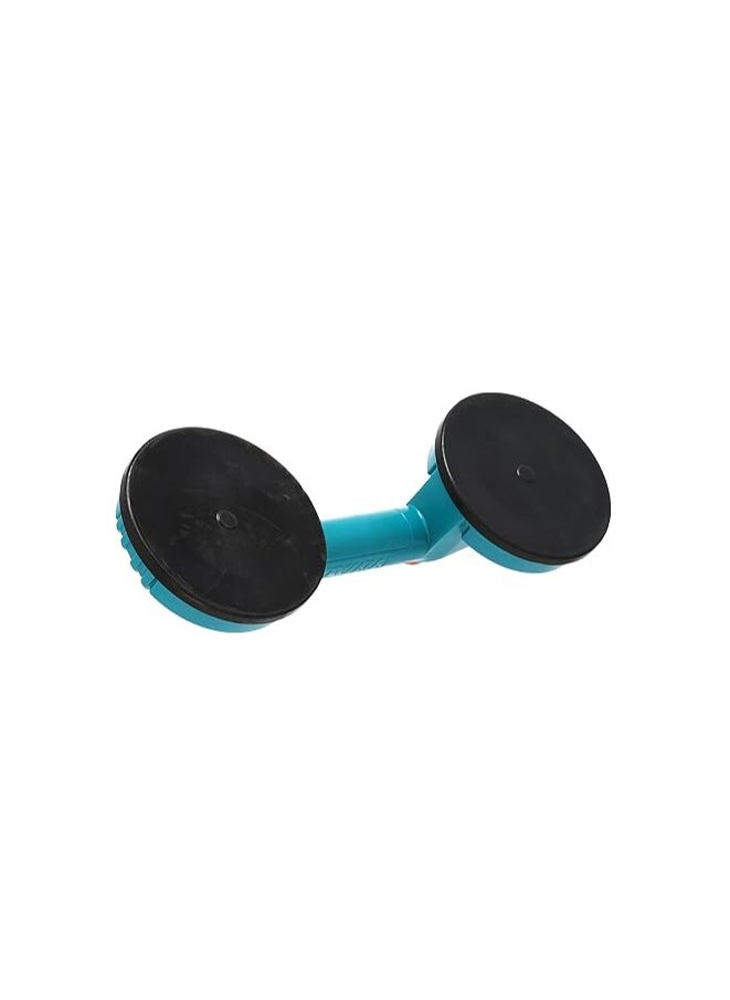 TOTAL Total 115mm Dual Suction Cup Lifter – Heavy-Duty Glass & Tile Suction Sucker Tool – 50KG Max Pulling Force – ABS Handle – Ideal for Lifting Glass, Tiles, Mirrors, & Smooth Surfaces  - Image 5