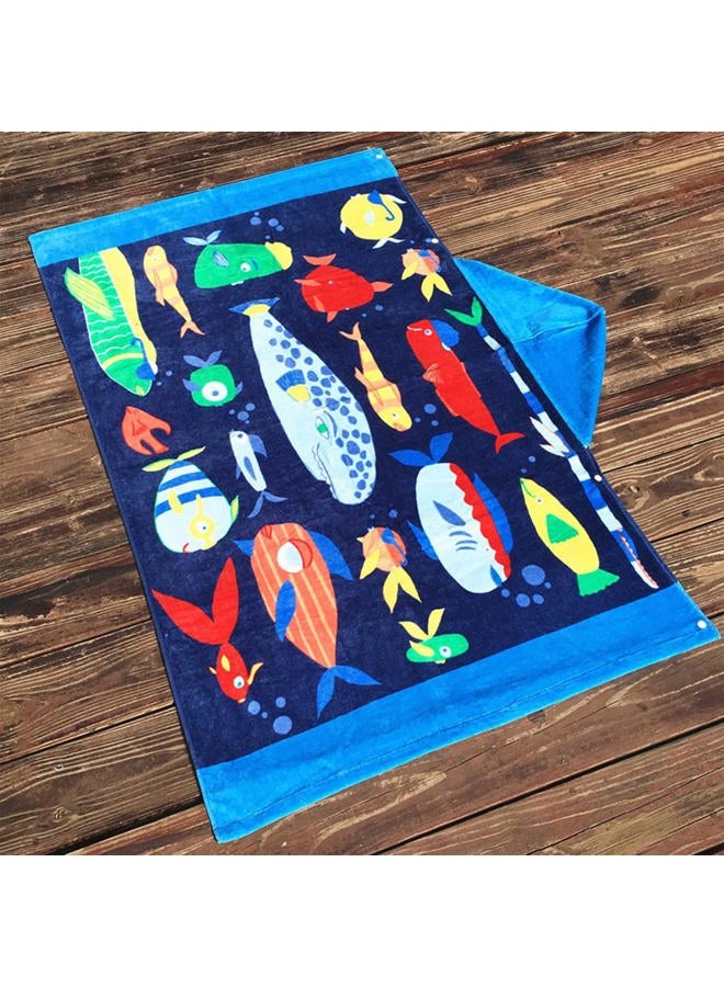 Bavilk Kids Bath Towels, Kids Towel Girls Boys Hooded Beach,Bathroom,Pool Swim Towels 30 × 50 INCH Large Size Ultra Absorbent Cute Cartoon Animal Full Vitality 100% Cotton Wearable Wrap for Child - Image 5