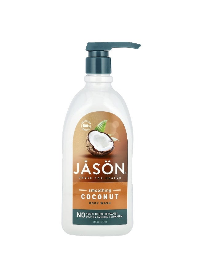 Jason Natural Jason Natural, Smoothing Body Wash, Coconut, 30 fl oz (887 ml)  - Image 1
