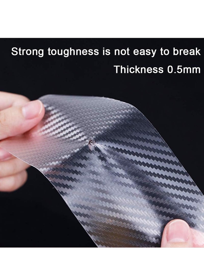 Generic Car Door Edge Guards Door Sill Protector 5D Carbon Fiber Wrap Film Vinyl Automotive Protection Film Anti-Collision Fits for Most Car 3cm*10m  - Image 3