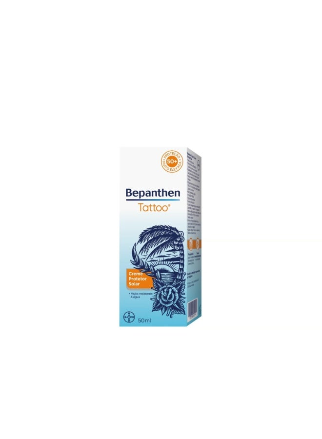 Bepanthen Tattoo Sun Cream SPF50+ 50ml - Image 1