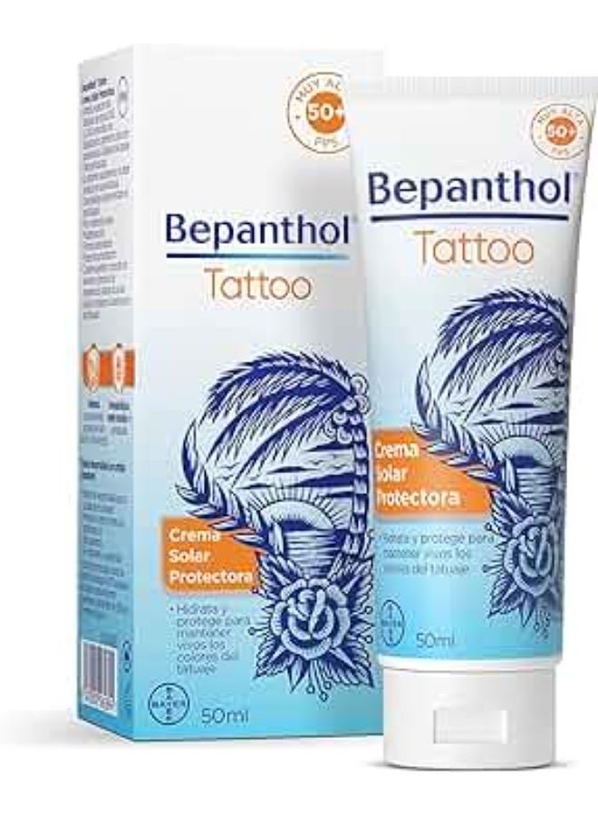 Bepanthen Tattoo Sun Cream SPF50+ 50ml - Image 3