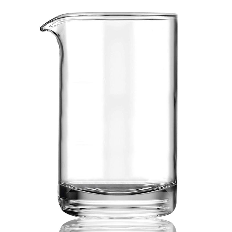 Cocktail Mixing Glass with Seamless and Handblown Construction  Old Fashioned Bar Mixer Glass  Plain Design