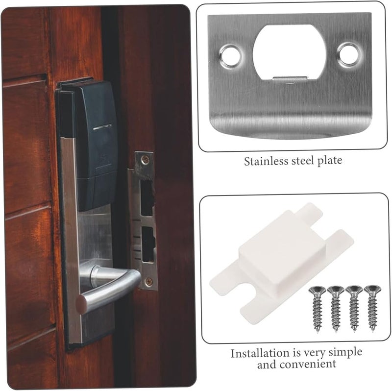 لوحة توجيه قفل الباب من النوع D المصنوعة من الفولاذ المقاوم للصدأ للأبواب الخارجية - Image 5
