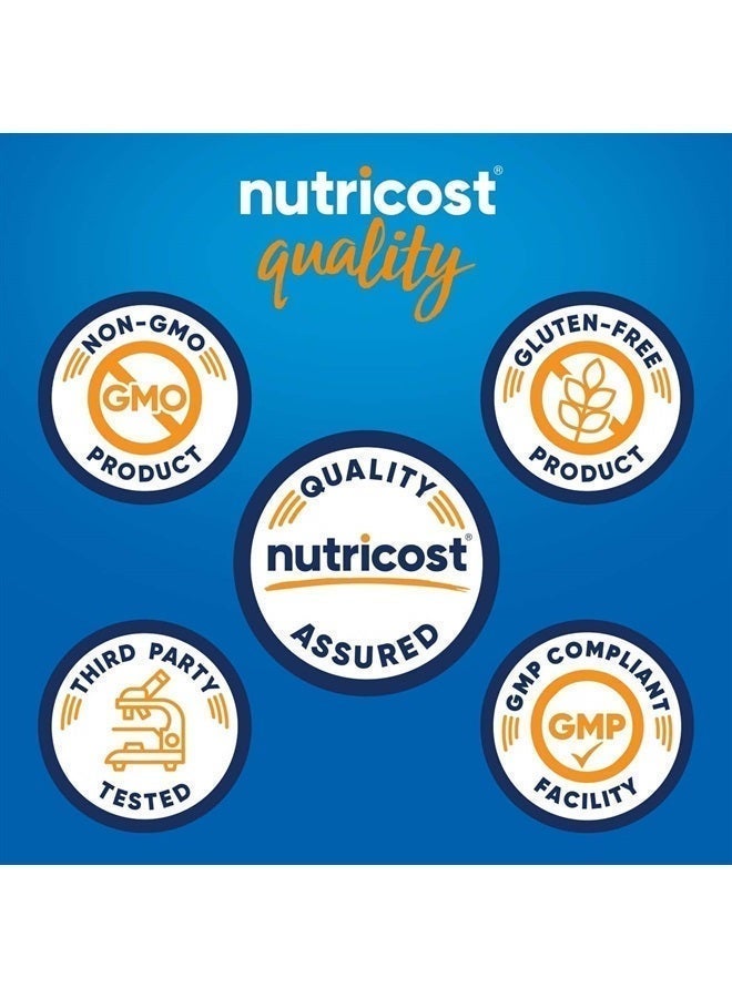 Nutricost مسحوق بروتين كازين 5 رطل - كازين ميكلي، غير معدل وراثيًا، خالي من الجلوتين (بدون نكهة) - Image 3