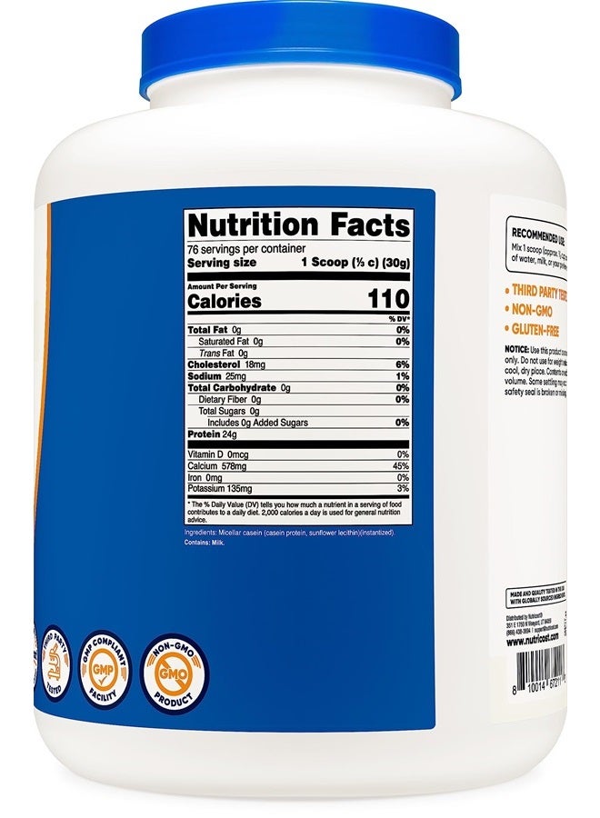 Nutricost Casein Protein Powder 5lb - Micellar Casein, Non-GMO, Gluten Free (Unflavored)  - Image 5