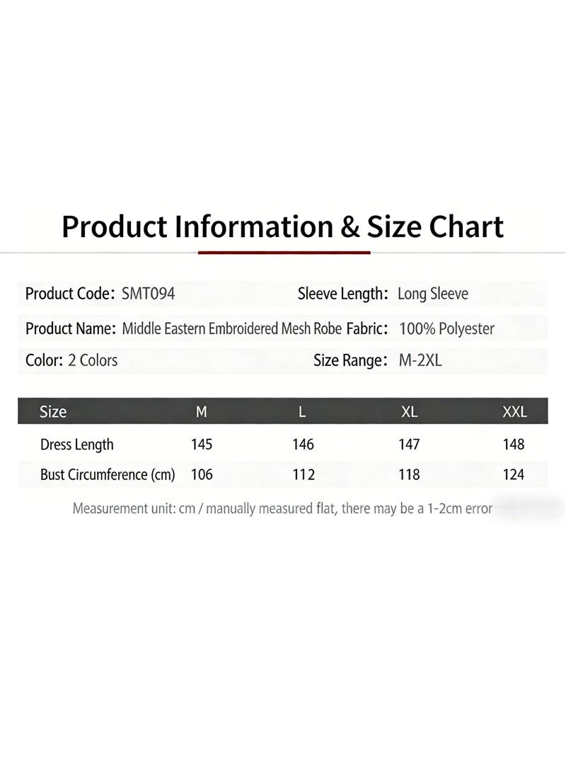 JiuAn Kaftan Abaya for Women Gold Embroidered Eid DressTraditional Wear - Image 5