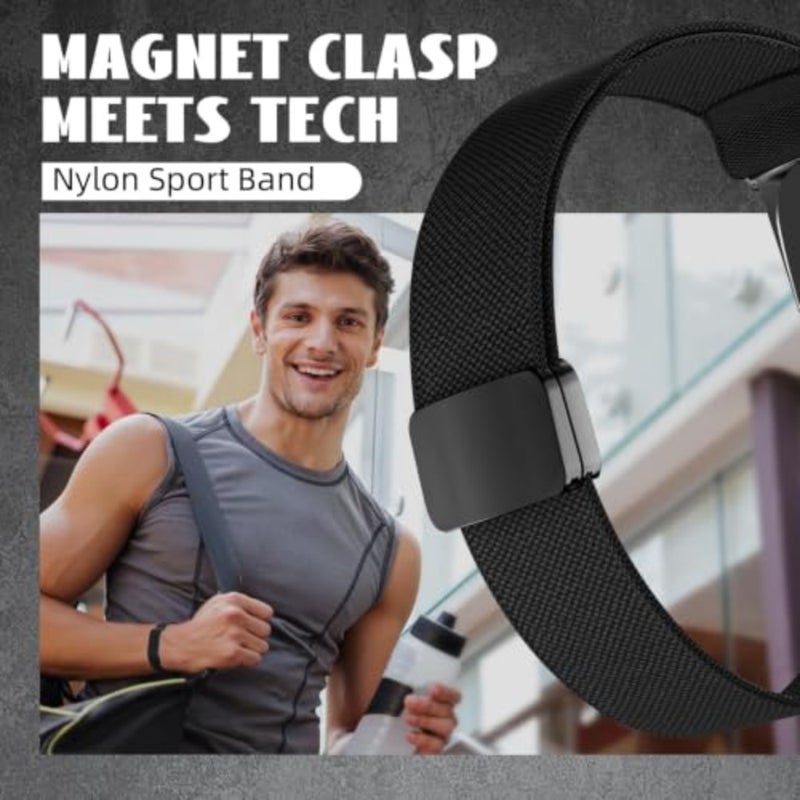سوار رياضي من النايلون متوافق مع Google Fitbit Air، حزام منسوج مسامي مع حافظة واقية بإبزيم على شكل المظلة، سوار معصم للياقة البدنية قابل للتعديل - Image 3