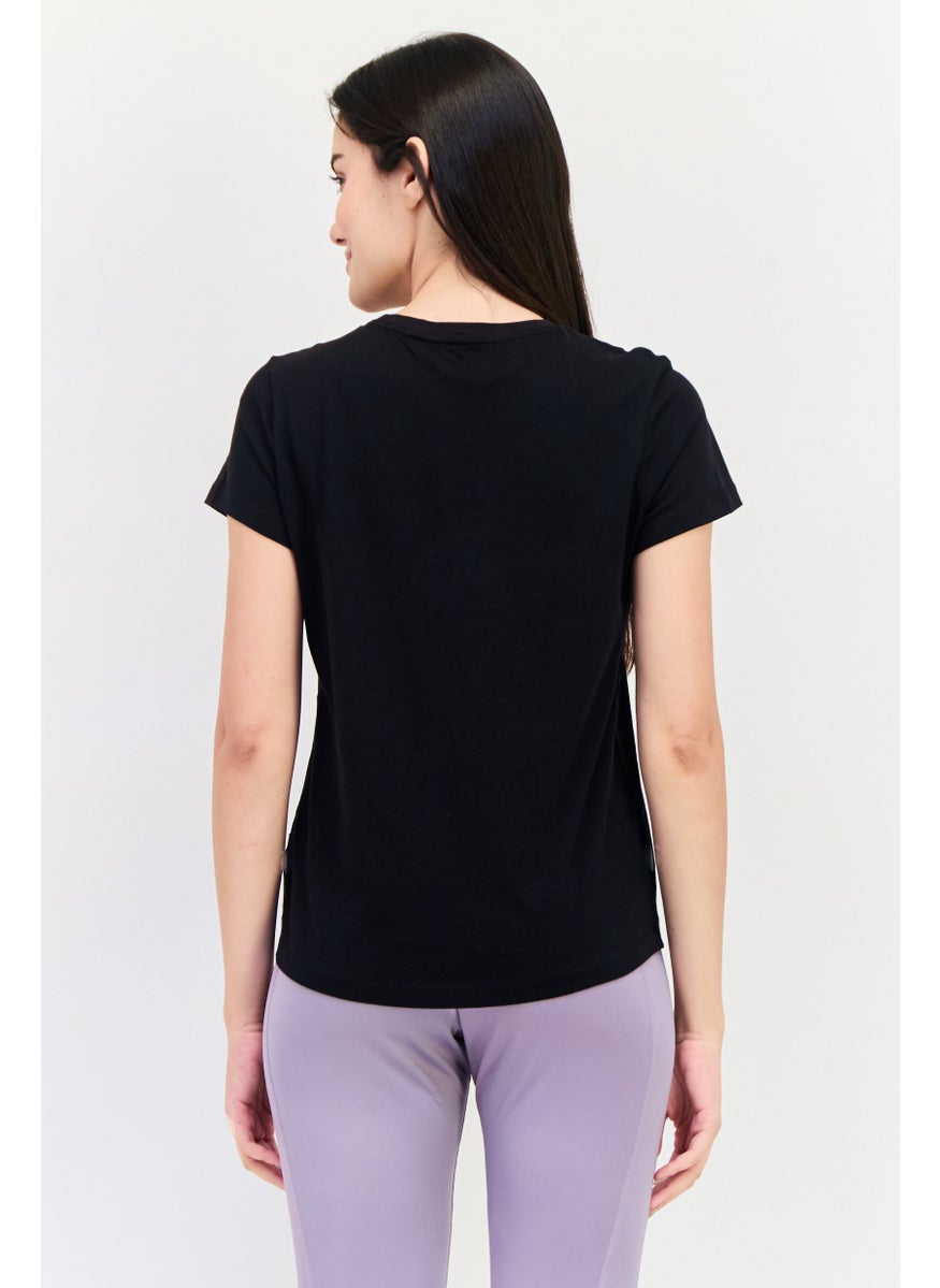 PUMA Women Sportswear Fit Short Sleeve Outdoor Top, Black  - Image 2