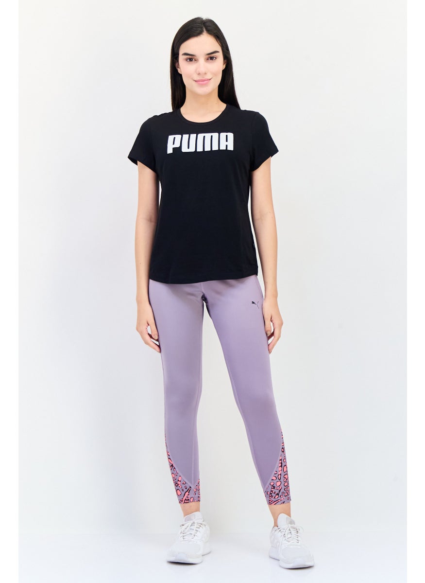 PUMA Women Sportswear Fit Short Sleeve Outdoor Top, Black  - Image 3