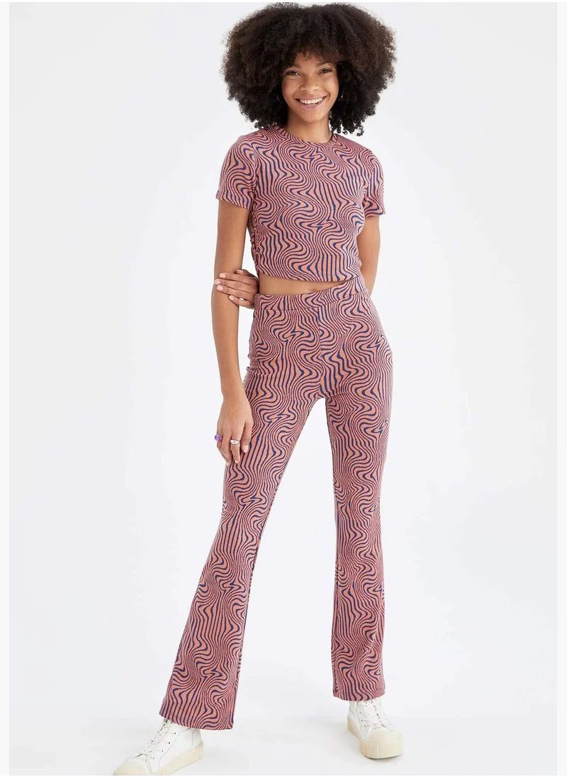 DeFacto Slim Fit Printed Culottes