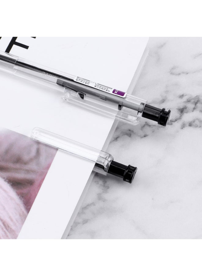 Baoke B14 0.7Mm Black Retractable Ballpoint Pen, Medium Oil Pen, 48 Pens/Box - Image 4