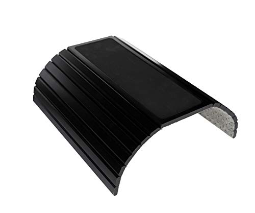 GEHE Sofa Arm Tray Table for Couch Flexible/Foldable Sofa Tray Couch arm Table Perfect for Drinks Snacks Remote Control or Phone Great arm Tray for Couch armrest (Black) - Image 3