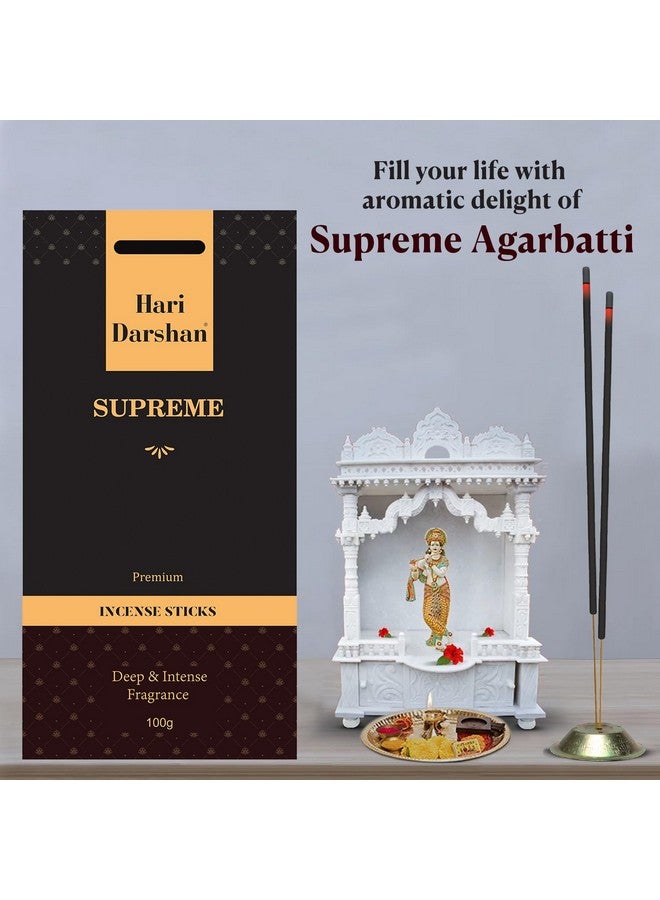 Hari Darshan Premium Agarbatti Combo-400 Sticks - Bliss, Trust, Supreme, Royal No. 9 Incense Sticks (Pack Of 4, 100G Each) - Image 4