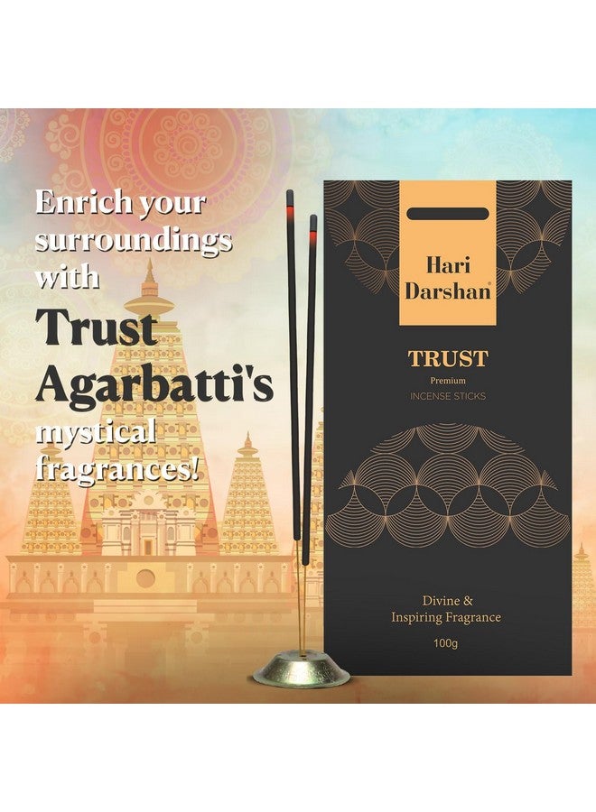 Hari Darshan Premium Agarbatti Combo-400 Sticks - Bliss, Trust, Supreme, Royal No. 9 Incense Sticks (Pack Of 4, 100G Each) - Image 3