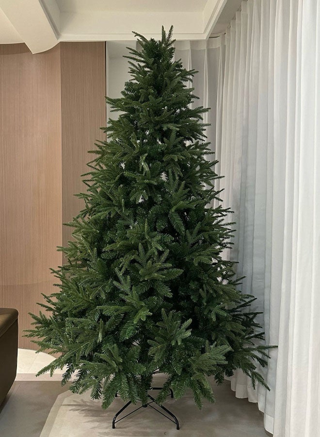 تابيت شجرة عيد الميلاد الاصطناعية، شجرة كاملة من خشب التنوب المفصلي الفاخر غير المضاء مع حامل معدني وهيكل مفصلي وتجميع سهل لشجرة عيد الميلاد الاحتفالية للمنزل والمكتب والحفلات - Image 1