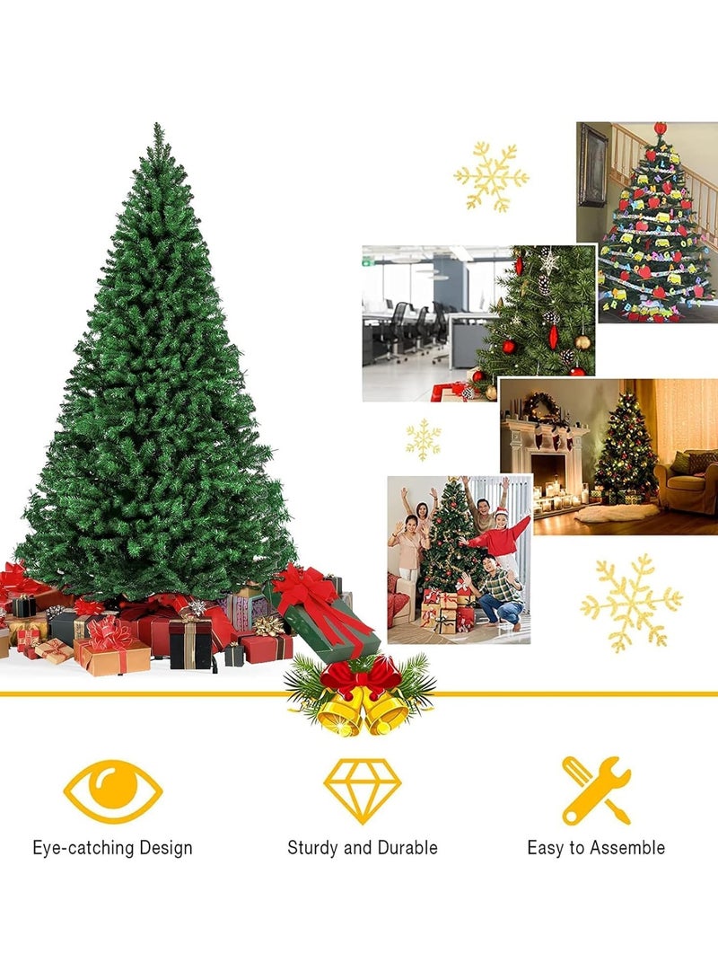 تابيت شجرة عيد الميلاد الاصطناعية، شجرة كاملة من خشب التنوب المفصلي الفاخر غير المضاء مع حامل معدني وهيكل مفصلي وتجميع سهل لشجرة عيد الميلاد الاحتفالية للمنزل والمكتب والحفلات - Image 4