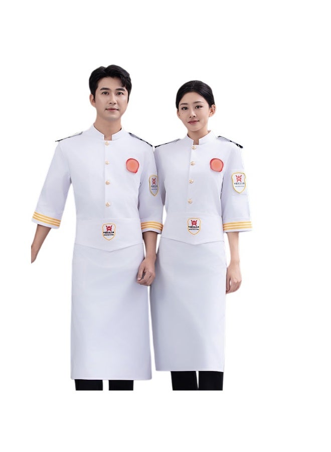 KUYING New Chef Workwear Top+Apron Set - Image 1