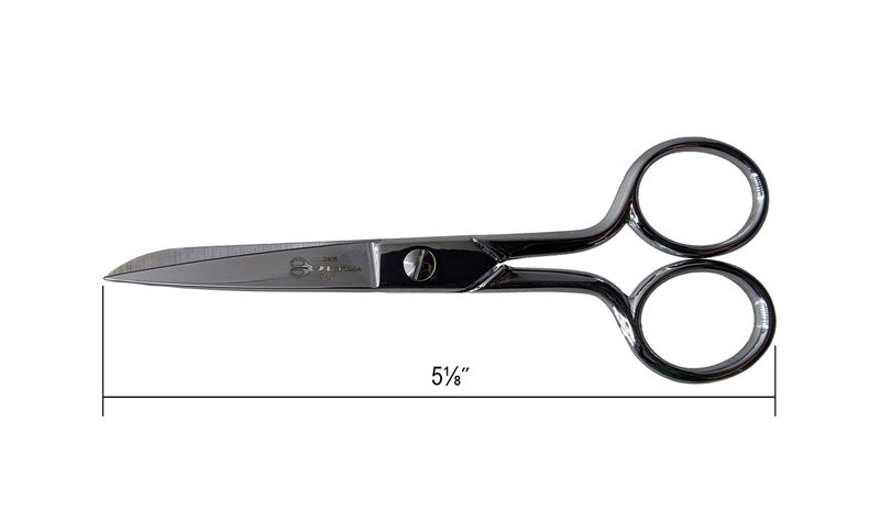 Ultima 5 Inch Dress Maker Scissors – Drop Forged Carbon Steel Dressmaker’s Sheers, Chrome Plated with Straight Handles, Made in Italy - Image 3