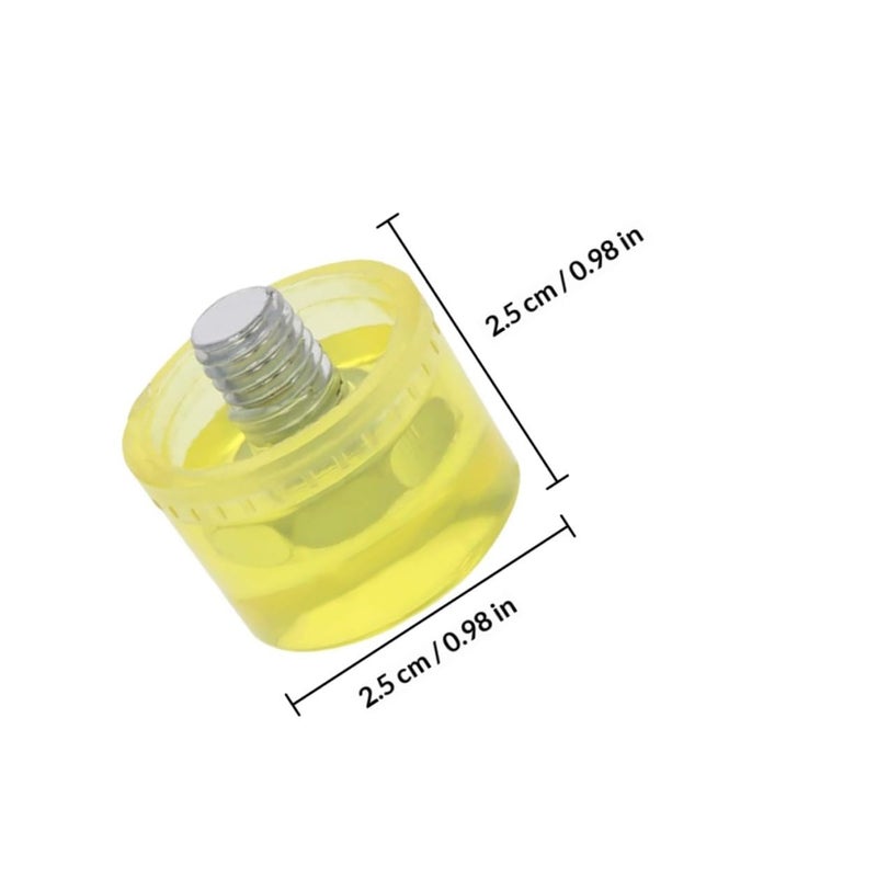 Replacement Rubber Hammer Heads 25mm 4Pcs Set Shock Resistant Mallet Tips for DIY Construction - Image 3