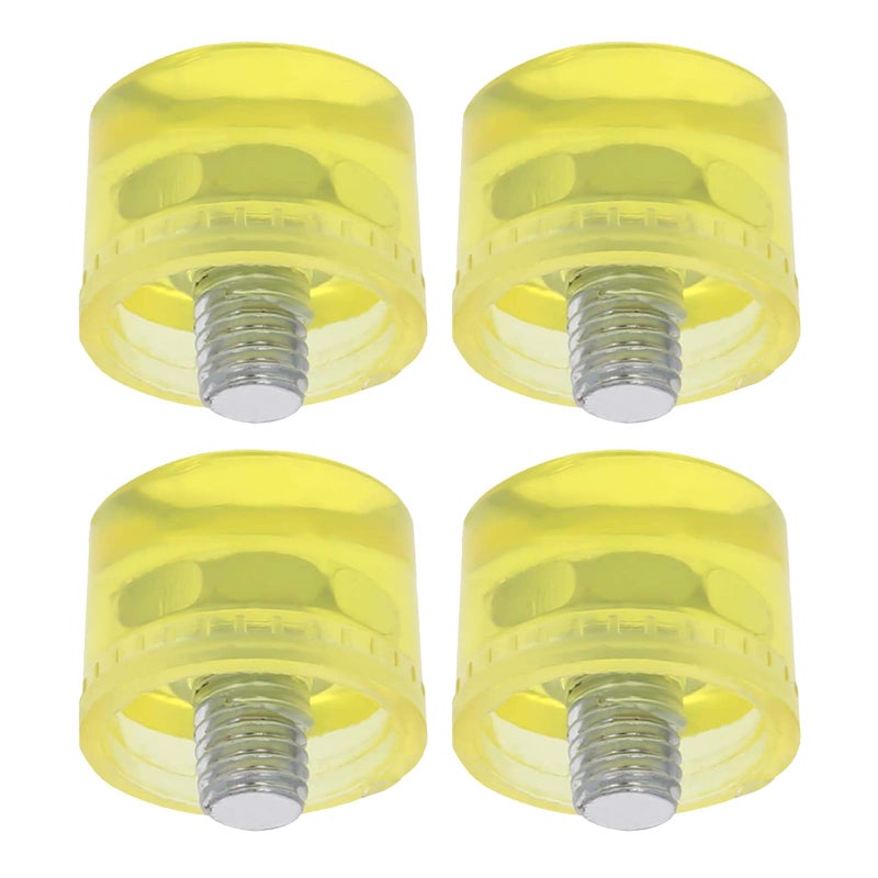 Replacement Rubber Hammer Heads 25mm 4Pcs Set Shock Resistant Mallet Tips for DIY Construction - Image 2