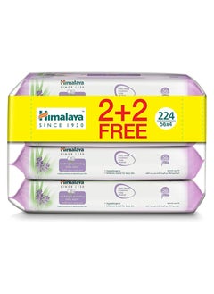 Himalaya Pack of 4 Soothing And Protecting Baby Wipes - 56x4 Wipes  - Image 1