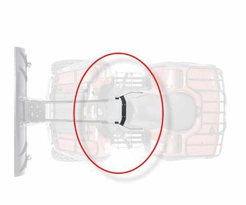 WARN 37843 Powersports ATV Center Kit Snow Plow Mount , Black - Image 3