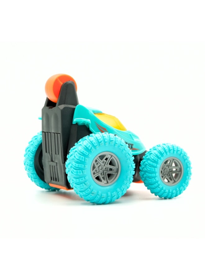 Mini Machines Mini R/C Turbo Twister (Green/Blue) |  360 Degree Rotate & Stunt | 1.64 Scale | Multi Directional | Colorful Lights |  R/C 4 Channel | Age 3+ - Image 5
