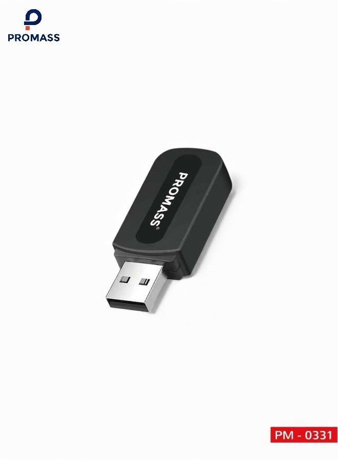 PROMASS USB to Audio Adapter, MM3.5AUX Audio Adapter, Car USB Port to Bluetooth External Audio Converter - Image 1