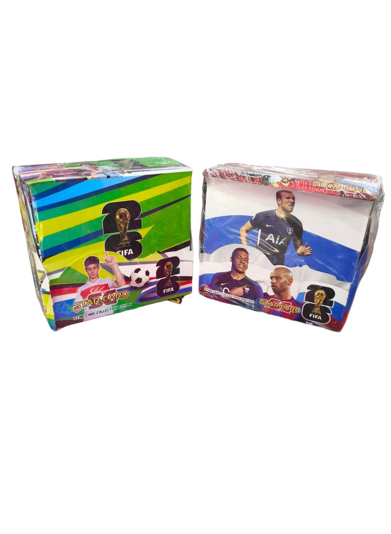A Box of 36 Football Players Cards  - Image 1