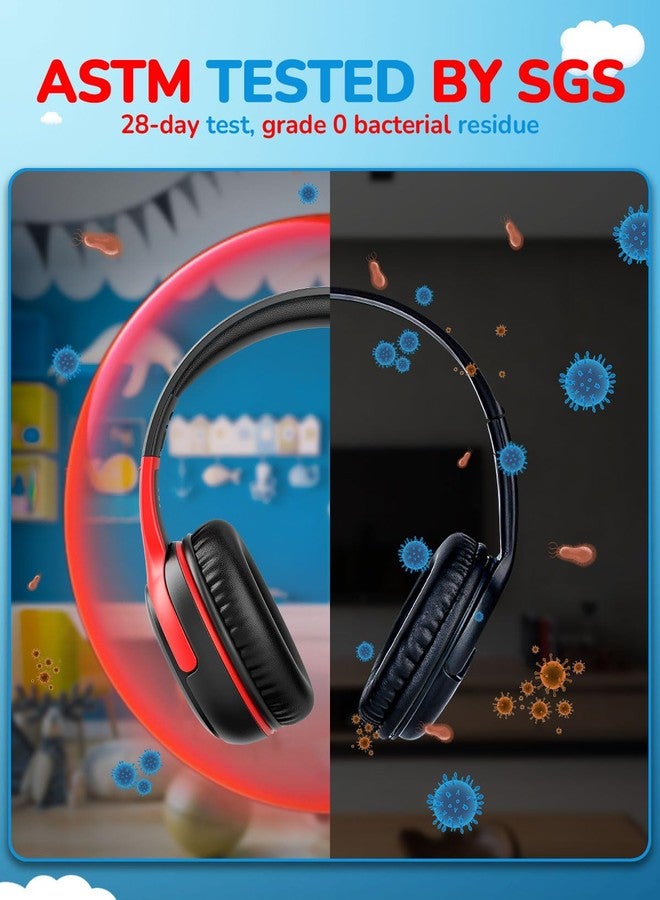 awatrue Kids Headphones Wired Toddler with Microphone, Over-Ear Headphones, 85/94dB Volume-Limiting, 3.5mm Jack, Foldable On-Ear Design - Safe & Comfortable for Learning & Entertainment - Image 5