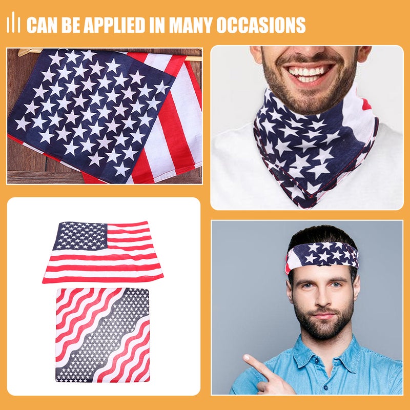 USA Flag Headscarf, Perfect for Patriotic Events and Outdoor Activities - Image 3