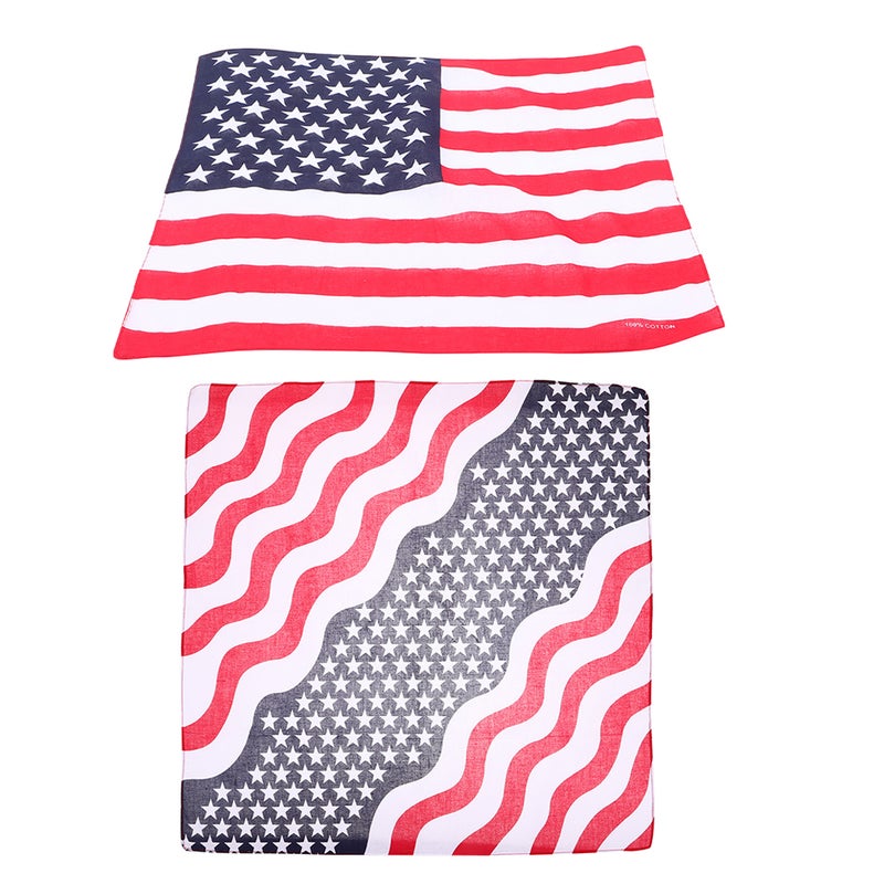 USA Flag Headscarf, Perfect for Patriotic Events and Outdoor Activities - Image 1