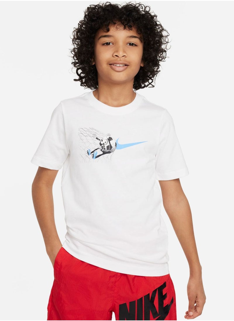 Nike - Youth NSW Soccer Ball T-Shirt - Image 1