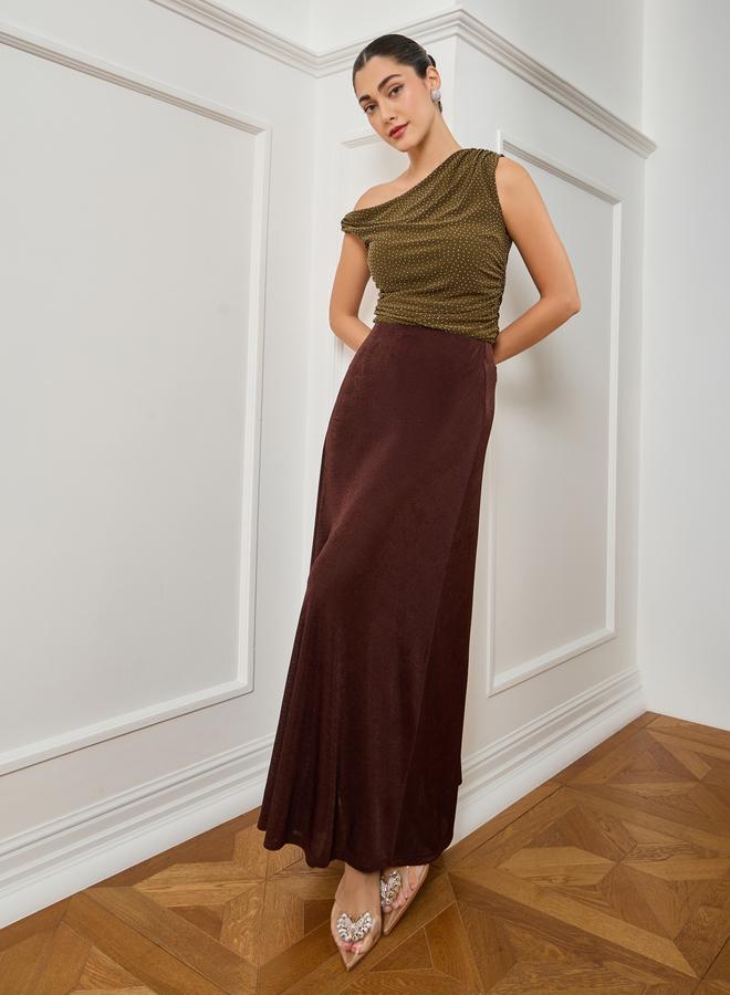 Styli Women Olive Sleeveless Knit Top - Image 2