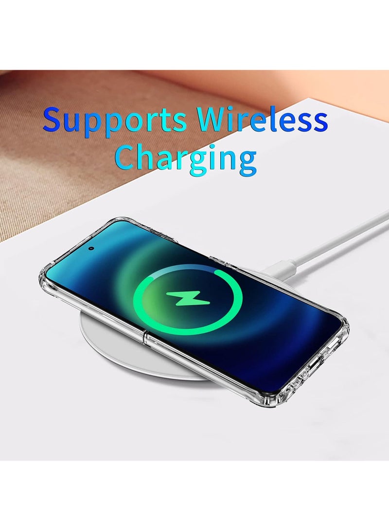 روك بو تنطبق على سامسونج غالاكسي زد فليب 5 حالة الهاتف المحمول شفافة ، واضحة وضوح الشمس ، سليم شفافة ، لينة غطاء الهاتف المحمول ، تبو وسادة عازلة ، المطاط المضادة للصدمات ، ومكافحة زلق ، حماية الثقيلة - Image 3