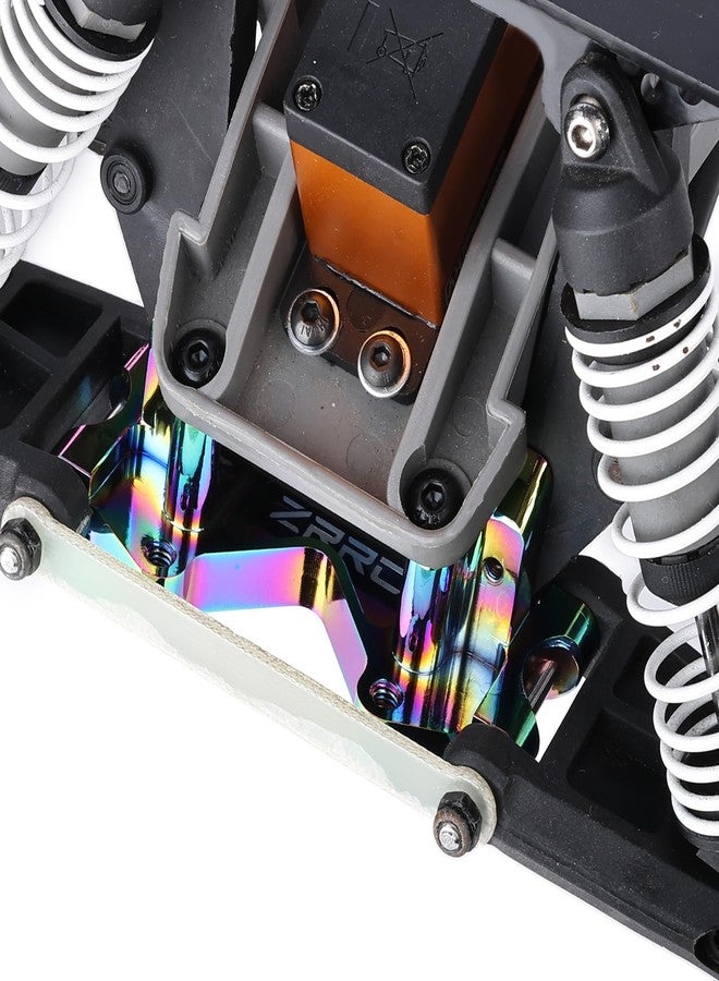 ZRRC Upgraded Aluminum RC Front Bulkhead for 1/10 Traxxas 2WD Slash, Rustler, Stampede, Bandit, Replace Parts 2530 2530A (Iridescent) - Image 3