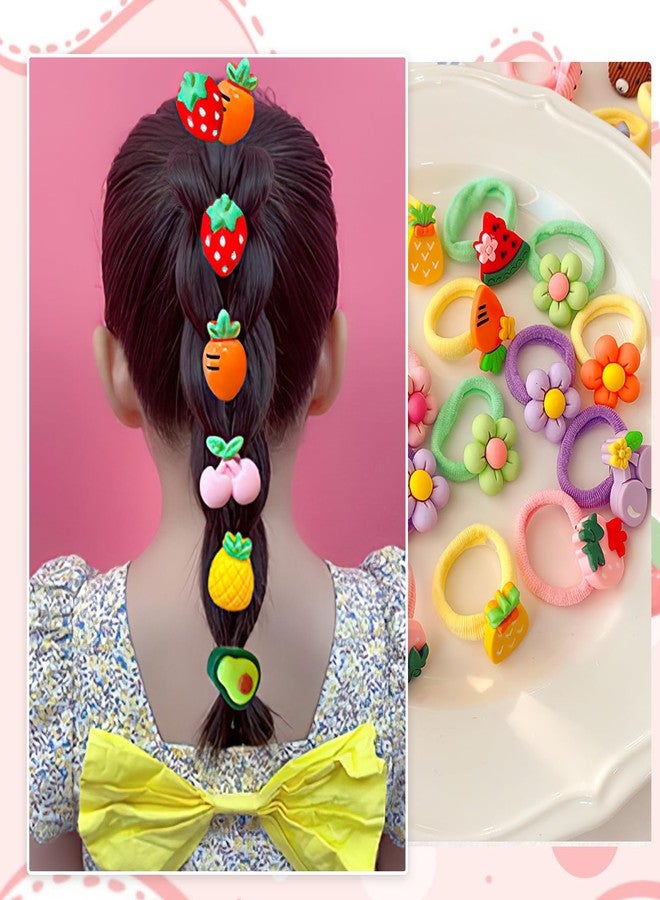 CoolShef مجموعة كول شيف المكونة من 60 قطعة من إكسسوارات الشعر للبنات الصغيرات، تتضمن ربطات شعر مطاطية ملونة لتصفيف شعر الطفلة، وربطات مرنة للأطفال الصغار، وحلقات لطيفة للملائكة الصغار، وحلقات ناعمة لتنسيق ملابس الأطفال. - Image 5