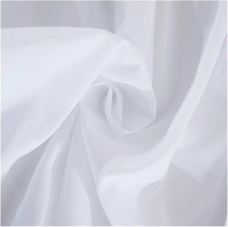 Around Elastic Ruffles Bed Skirt Ruffled Pastoral Solid Home Skirts 15 Inch Twin/Full/Queen/King Size(Sky Blue,Full 54x75x15 inch) - Image 4