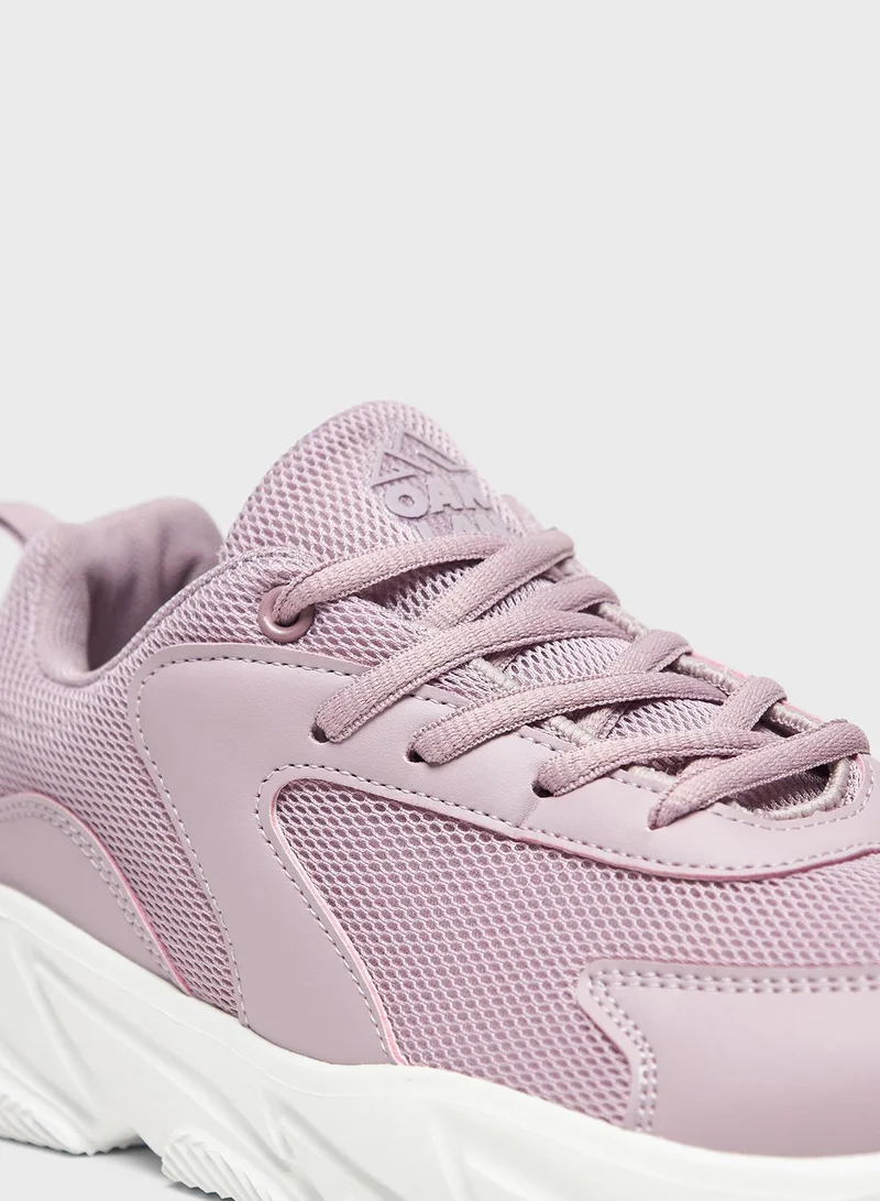 Oaklan by Shoexpress Lace Up Low Top Sneakers