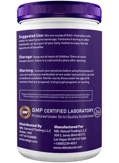 NBL Natural EAA Hydration | EAAs + BCAA Powder | Muscle Recovery, Strength, Muscle Building, Endurance | 8G Essential Amino Acids + Electrolytes | Strawberry Watermelon 30 Serving  - Image 4