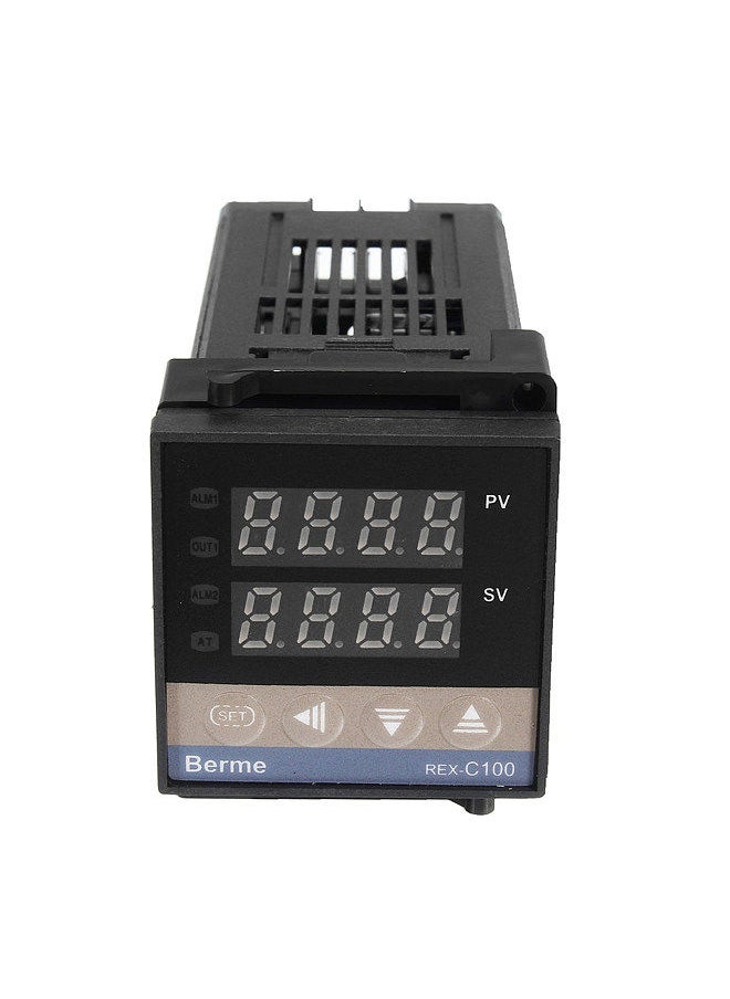Generic - Digital LCD PID REX-C100 Temperature Controller Set + K Thermocouple + Max.40A SSR - Image 1