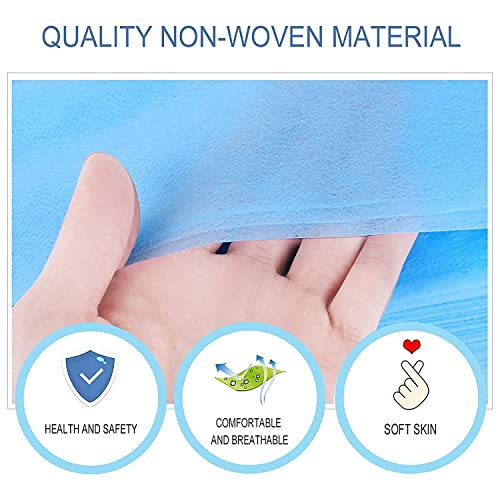 KUDIZE Disposable Non-Woven Bed Sheet for Hospital, Hotel, Spa and Beauty Parlor (Blue, 31 x 72 Inch/78 x 182 cm) (Pack of 25) - Image 5