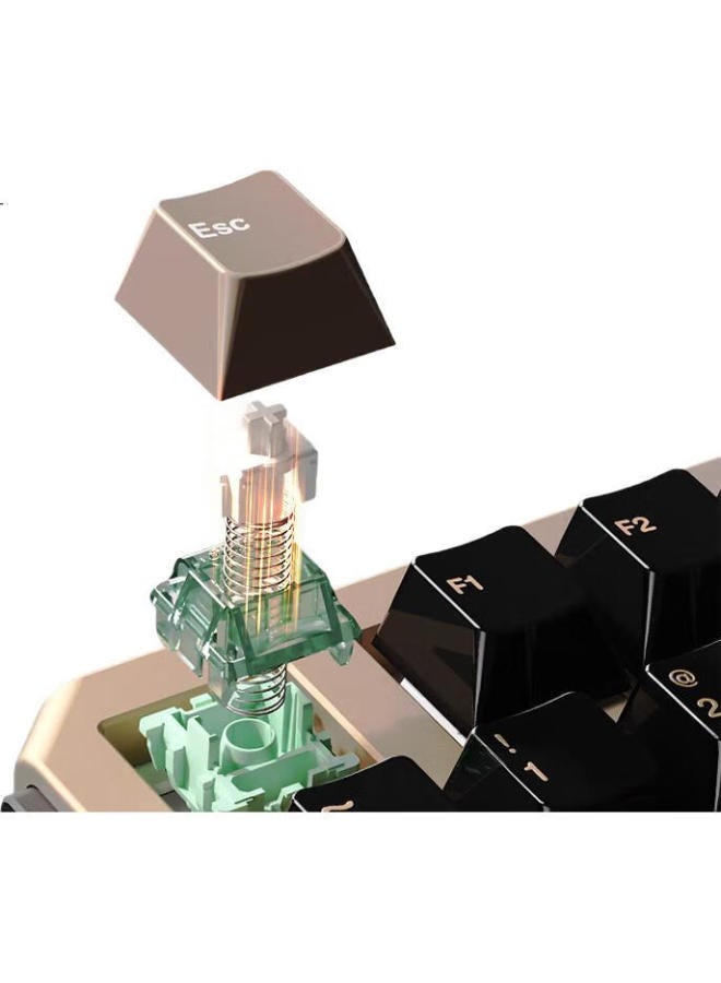 Daryo Dareu A75He Gaming Magnetic Switch Keyboard, Aluminum Alloy And Ceramic Keycaps, Gaming Mechanical Keyboard, 8K Polling Rate, Rt Precision 0.01Mm, Magnetic Jade Switch Pro, Ceramic White - Image 2