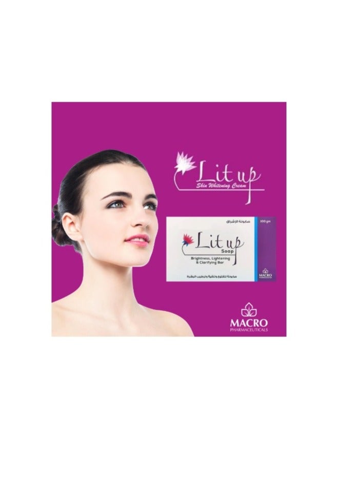 ماكرو صابون ليت اب - بار تفتيح و يساعد على اللمعان - 100 جم - Image 4