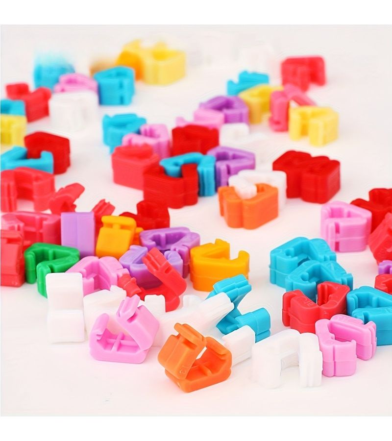 70 Balloon Sealing Clips Random Mix Colors Plastic Tie Tool Party Decorations - Image 3