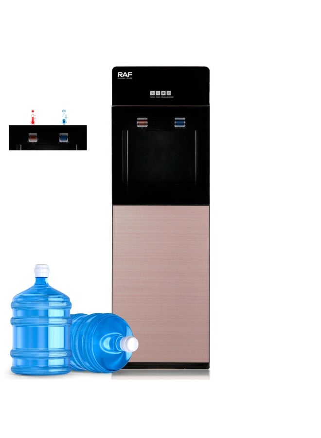 RAF Water Dispenser 645W – 4L Hot & 1L Cold Capacity, Rapid Boiling & Cooling, Lower Water Bucket, Low Noise, Dual Function for Home & Office - Image 1